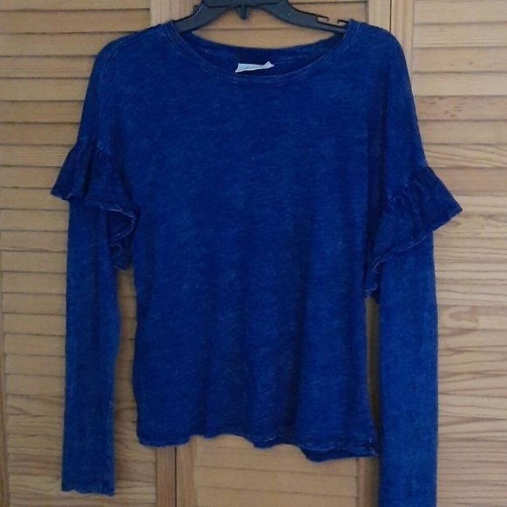 Universal Thread Ruffle Sleeve TShirt Size Small